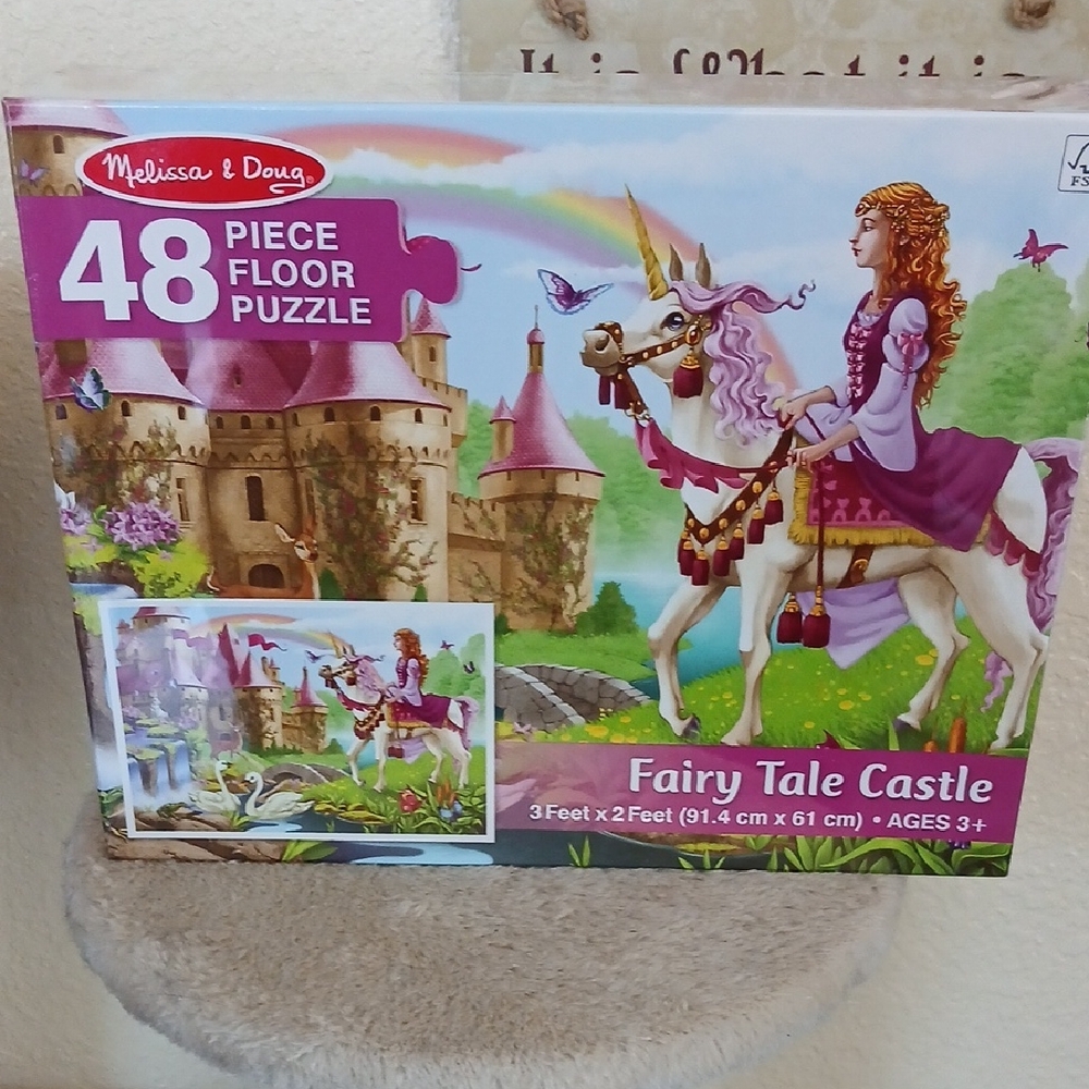 Melissa & Doug Fairy Tale Castle 3'x2' Floor Puzzle